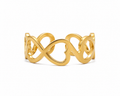 Anti Tarnish  Heart Ring for Women