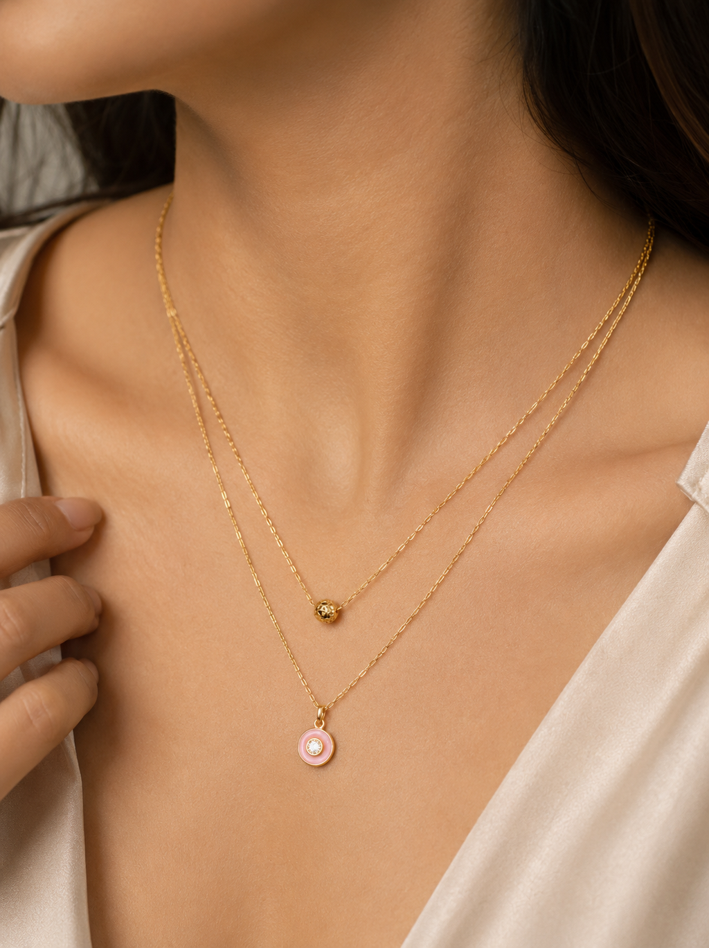 Anti Tarnish Double Layered Chain for Women