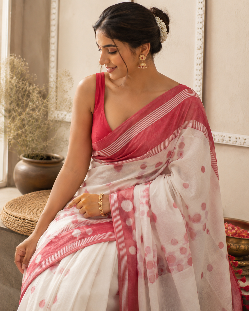Red saree collection